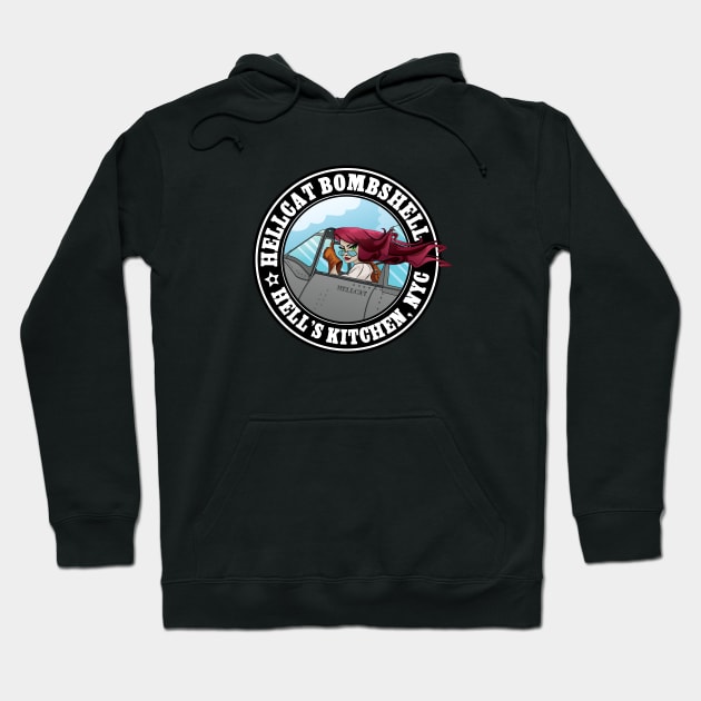 HellCat Bombshell Hoodie by D_Wall